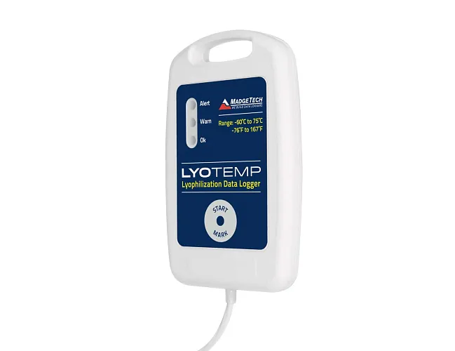 LyoTemp | Teplotní data logger s hermeticky uzavřeným čidlem pro monitorování lyofilizace