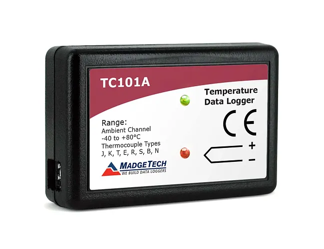 TC101A | Kompaktní teplotní data logger pro externí termočlánek